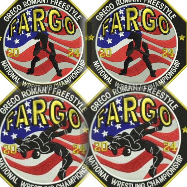 Fargo Mens and Womens 2024 National Championship Qualifier Patches
